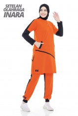 Bawahan Olahraga Inara - Orange (L-XL)